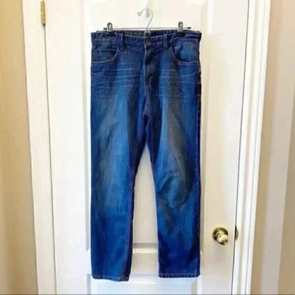 Tommy Hilfiger Jeans Slim Straight  Leg Dark Blue Denim Boys Size 18 - Picture 6 of 16